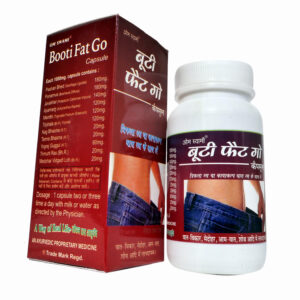 Booti Fat Go Ayurvedic capsule for Fat Burn and Weight Loss naturally without weakness & tiredness for men & Women  II 100 % Ayurvedic with no side effects
