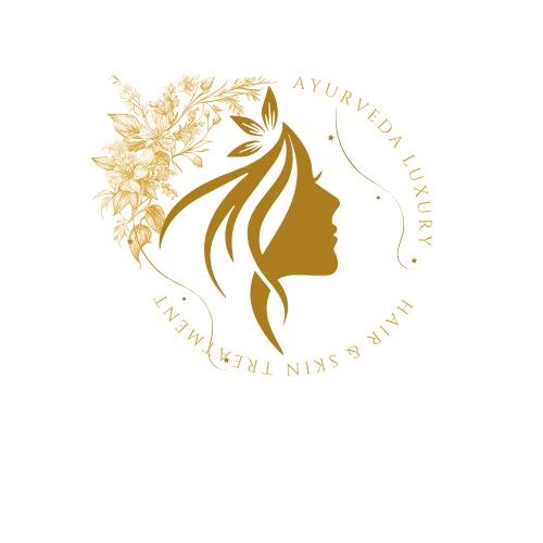 Golden Women Wellness Concept with Ayurvedic Care and Natural Balance