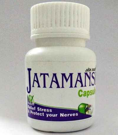 Jatamansi Capsules Ayurvedic Herbal Supplement for Stress Relief and Nerve Support
