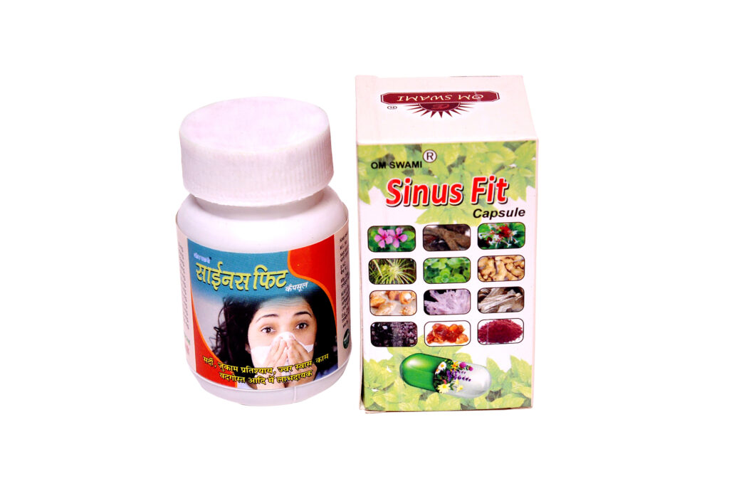 Sinus Fit Ayurvedic Capsules for sinus support and nasal wellness